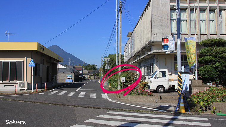 西大山駅への徒歩ルート2